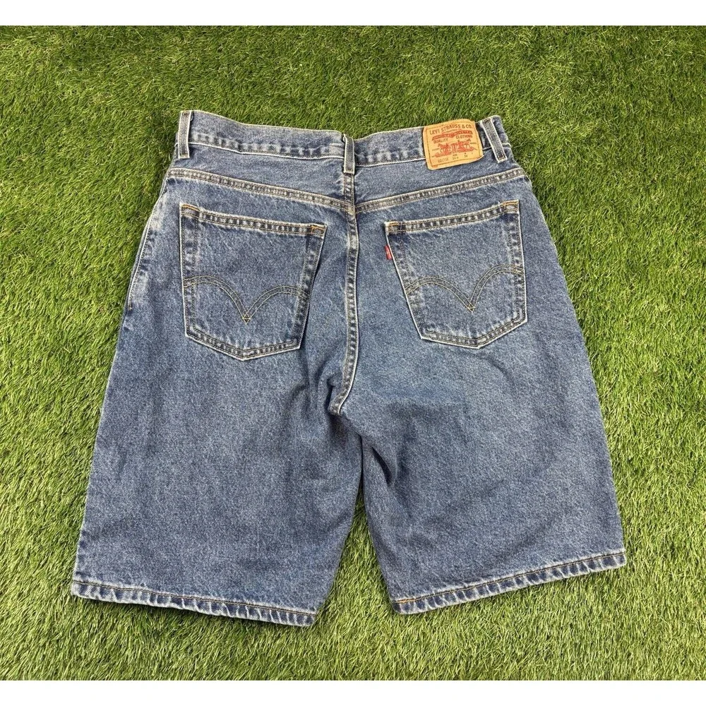 Vintage Levis 569 Jean Shorts Mens 34 Denim Jorts Skate Baggy Loose Fit Y2K